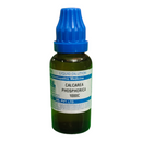 Bottle of Calcarea Phosphorica 1000C with blue cap on a white background