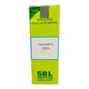 SBL homeopathic medicine box for Cantharis 1000C on a white background