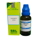 SBL homeopathic medicine bottle and packaging on a white background