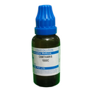 Bottle of Cantharis 1000C liquid dilution on a white background