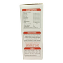 Medicine packaging with detailed composition and usage instructions on a white background
