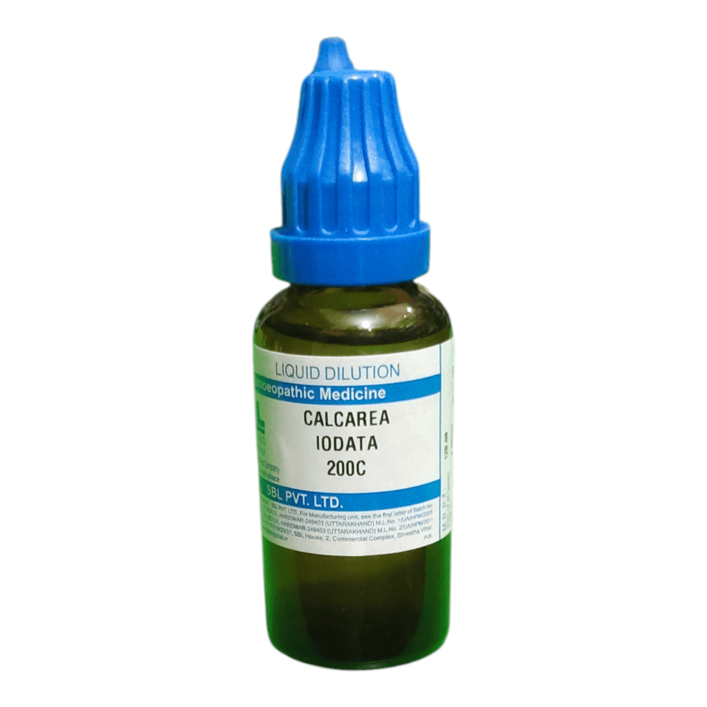 SBL CALCAREA IODATA 200C HOMEOPATHIC MEDICINE 30ML - Liquid - Bhanu Pratap