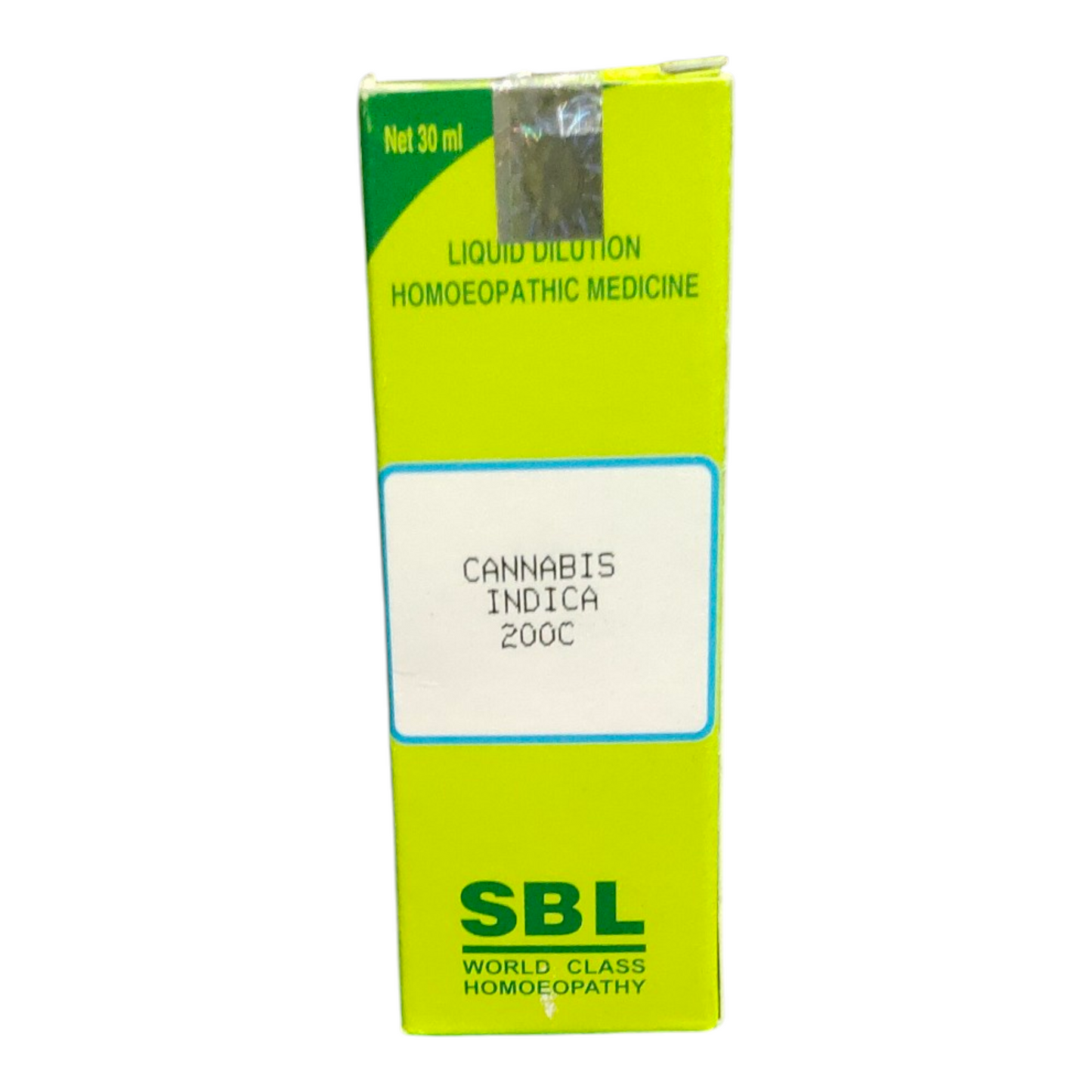 "SBL Cannabis Indica 200C 30ml – Homeopathic medicine for anxiety, stress, insomnia, and mental relaxation support"