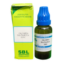"SBL Calcarea Sulphurica 200C 30ml – Homeopathic medicine for acne, boils, pus formation, and skin healing support"