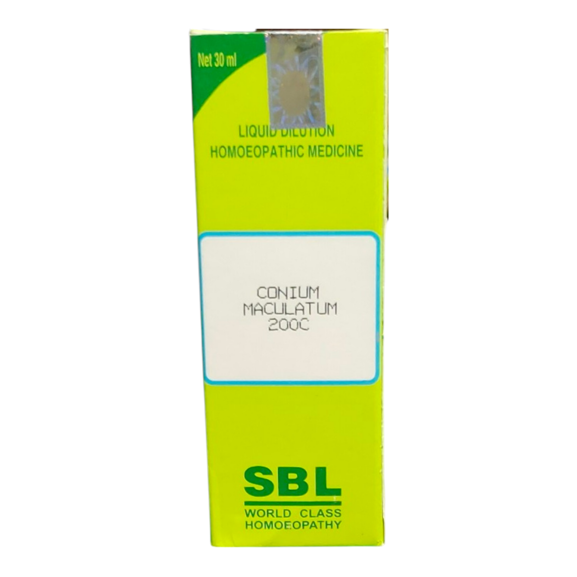 "SBL Conium Maculatum 200C 30ml – Homeopathic medicine for glandular swelling, vertigo, dizziness, and lump support"