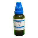 Bottle of Chelone Glabra 30C homeopathic medicine with a blue cap on a white background