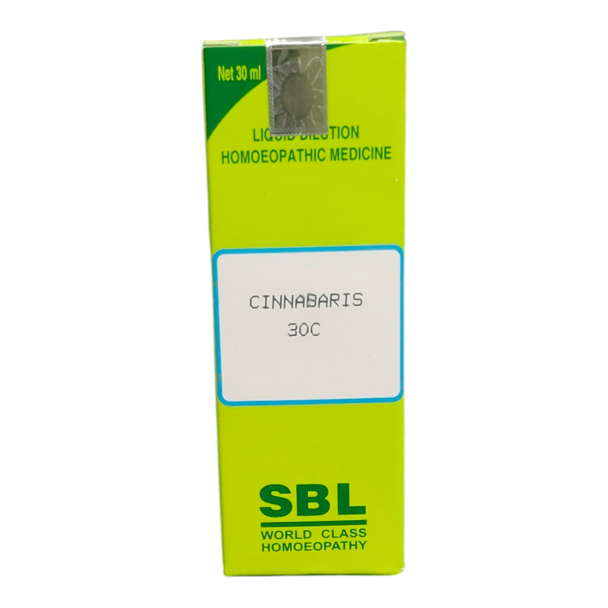 SBL CINABARIS 30C HOMEOPATHIC MEDICINE 30ML - Liquid - Bhanu Pratap
