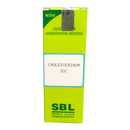 SBL Cholesteremin 30C homeopathic medicine bottle on a white background