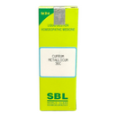 SBL Cuprum Metallicum 30C homoeopathic medicine packaging on a white background