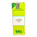 SBL Calcarea Sulphurica 30C homeopathic medicine box on a white background
