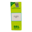 SBL Calcarea Fluorica 30C homeopathic medicine box on a white background