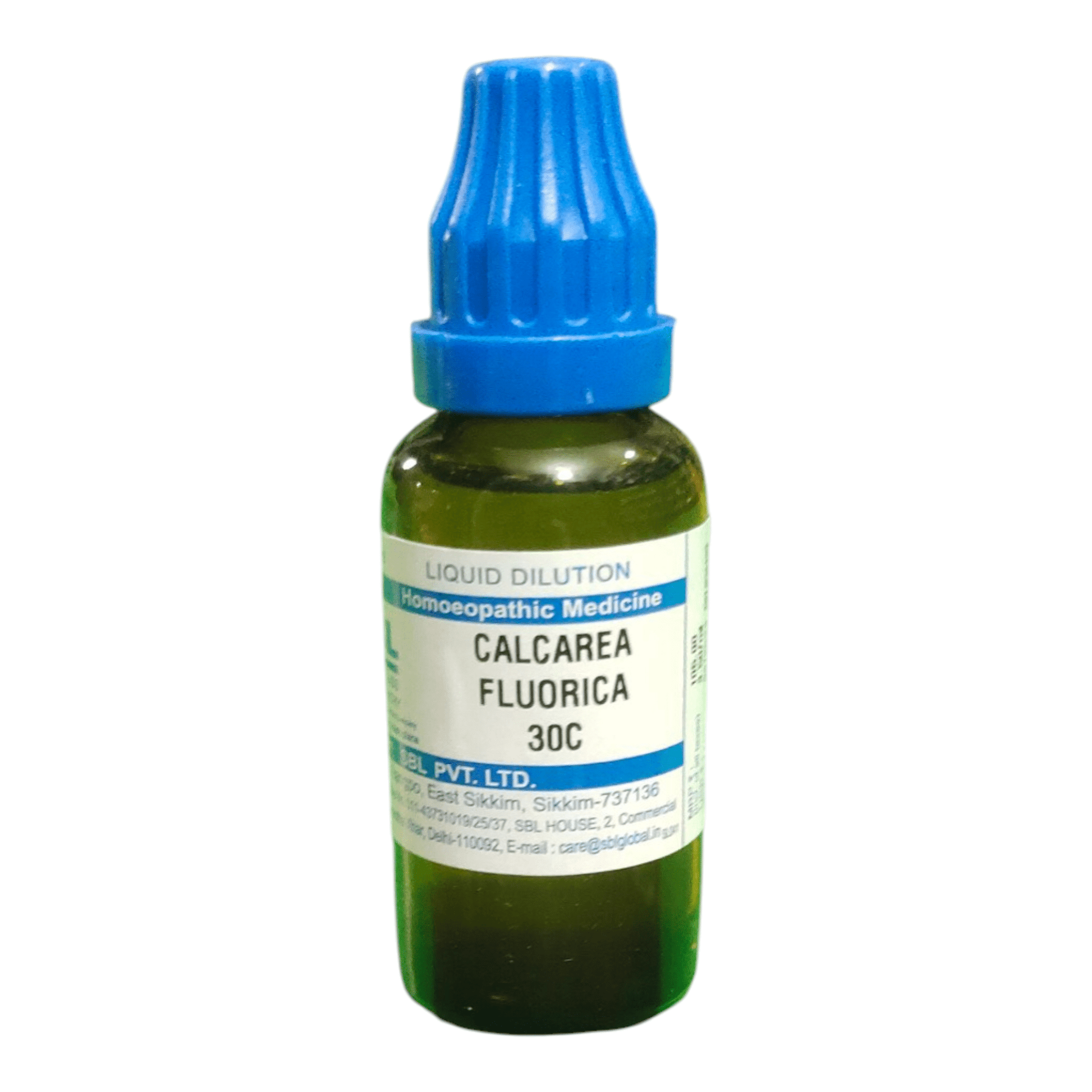 SBL CALCAREA FLUORICA 30C HOMEOPATHIC MEDICINE 30ML - Liquid - Bhanu Pratap