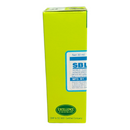 Green box with SBL label on a white background