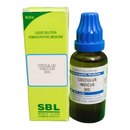SBL Cocculus Indicus 30C homeopathic medicine bottle and packaging on a white background