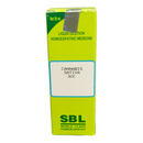SBL Cannabis Sativa 30c homeopathic medicine box on a white background
