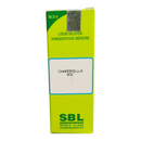 SBL Chamomilla 30C homeopathic medicine box on a white background