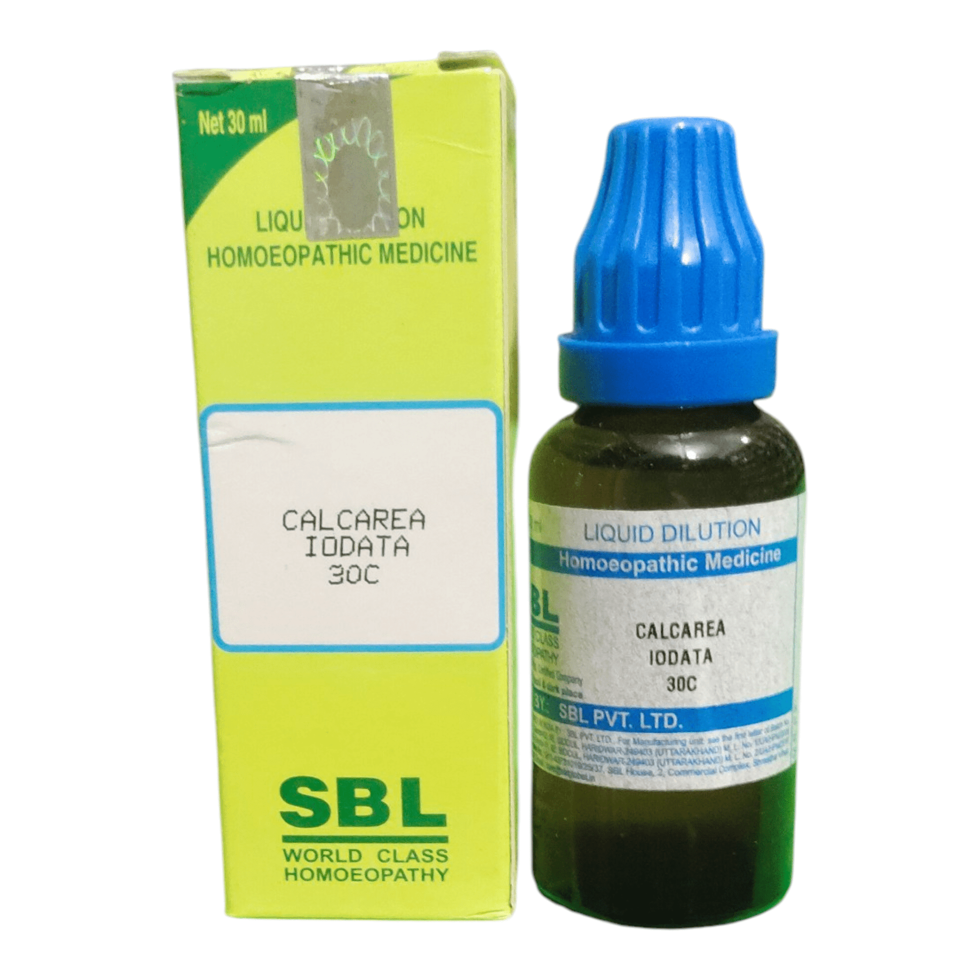 SBL CALCAREA IODATA 30C HOMEOPATHIC MEDICINE 30ML - Liquid - Bhanu Pratap