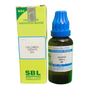 SBL Calcarea Iodata 30C homoeopathic medicine bottle and packaging on a white background