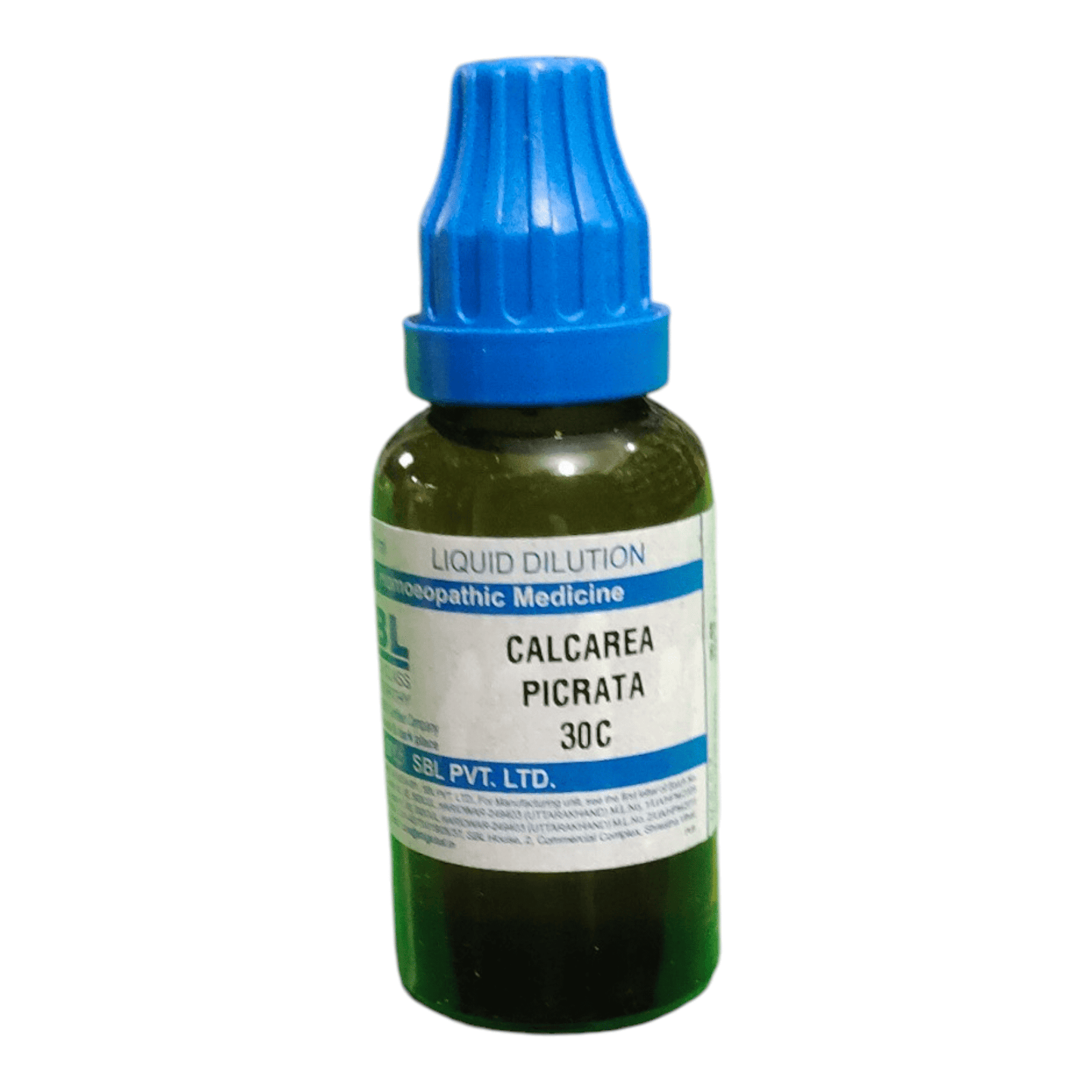 SBL CALCAREA PICRATA 30C HOMEOPATHIC MEDICINE 30ML - Liquid - Bhanu Pratap
