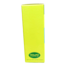 Yellow box with a green logo on a white background