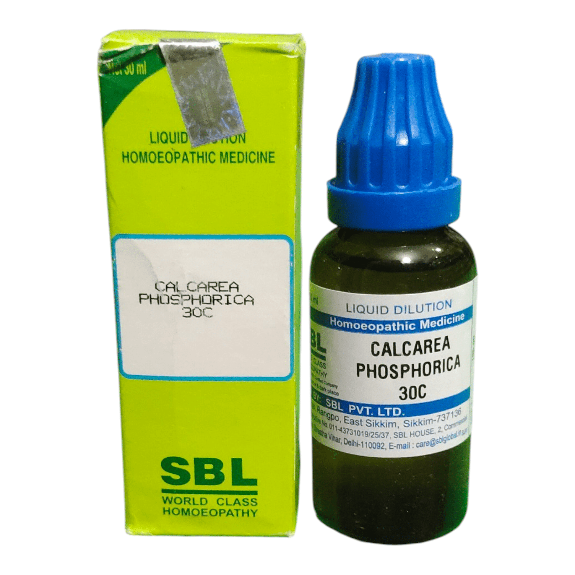 SBL CALCAREA PHOSPHORICA 30C HOMEOPATHIC MEDICNE 30ML - Liquid - Bhanu Pratap