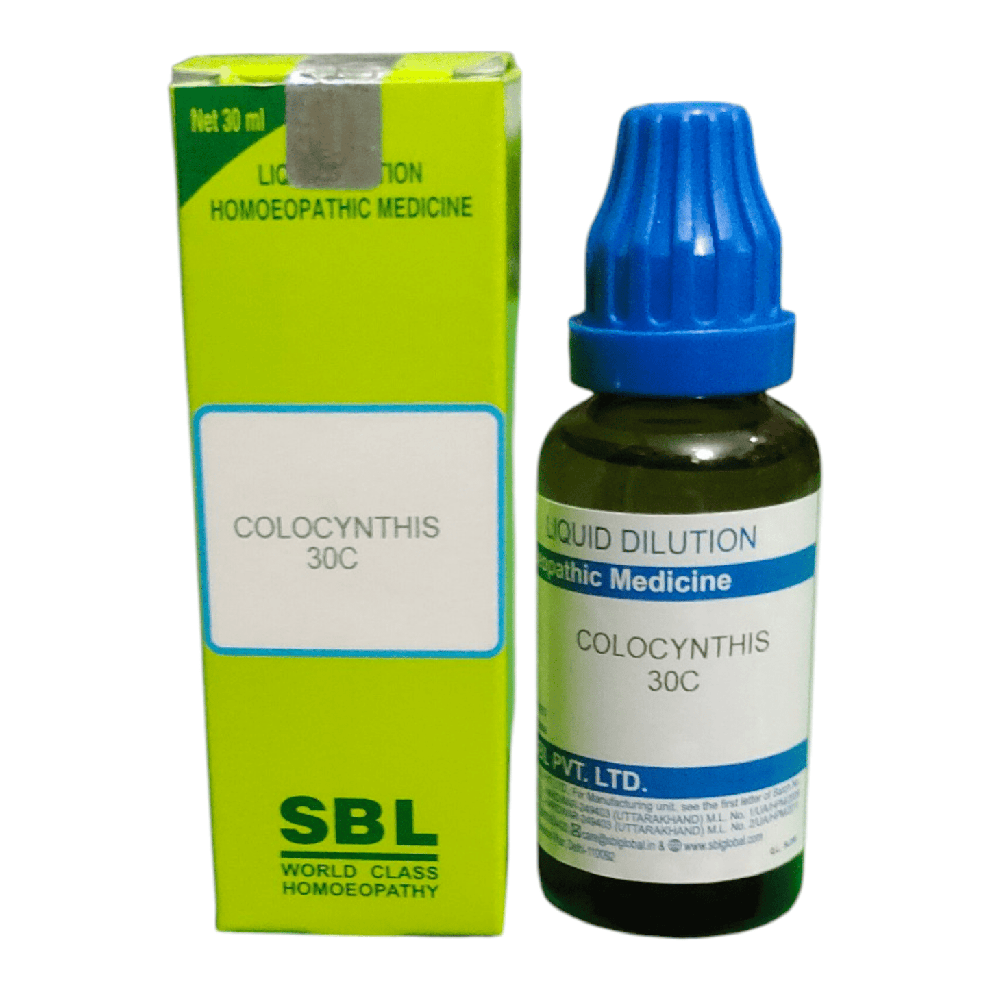 SBL COLOCYNTHIS 30C HOMEOPATHIC MEDICINE 30ML - Liquid - Bhanu Pratap