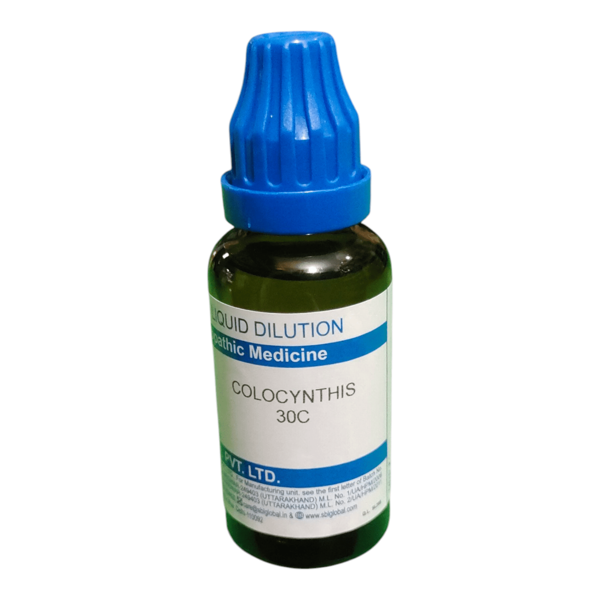 SBL COLOCYNTHIS 30C HOMEOPATHIC MEDICINE 30ML - Liquid - Bhanu Pratap