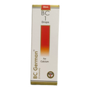 Box of BC German BC 1 Drops for Calcium on a white background