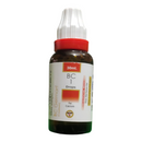Bottle of BC 1 Drops with a red cap on a white background