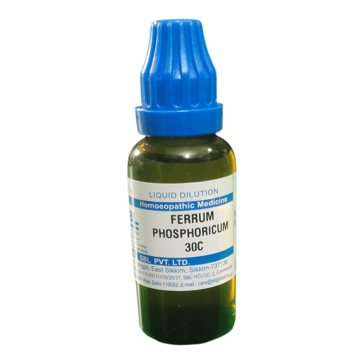 SBL FERRUM PHOSPHORICUM 30C HOMEOPATHIC MEDICINE 30ML - Liquid - Bhanu Pratap