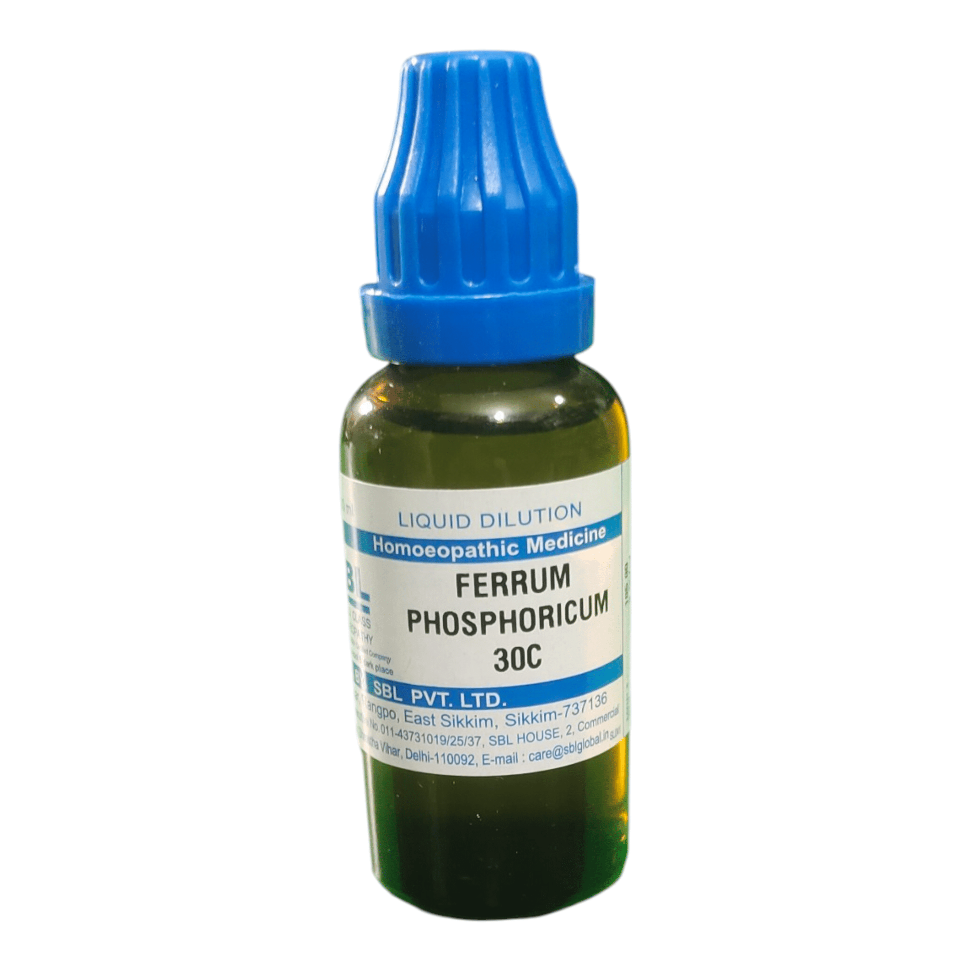 SBL FERRUM PHOSPHORICUM 30C HOMEOPATHIC MEDICINE 30ML - Liquid - Bhanu Pratap