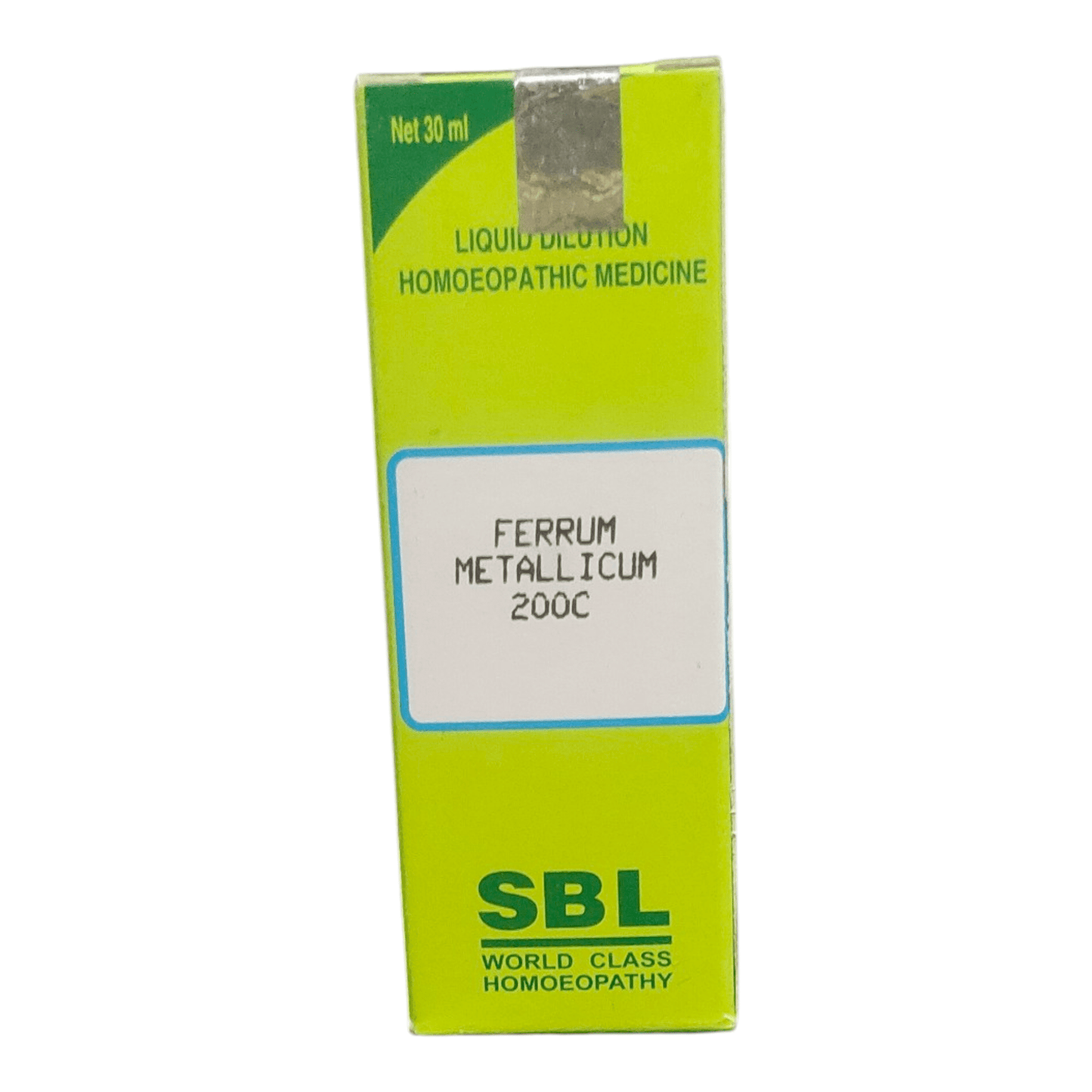 SBL FERRUM METALLICUM 200C HOMEOPATHIC MEDICINE 30ML - Liquid - Bhanu Pratap