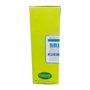 Green box with SBL label on a white background