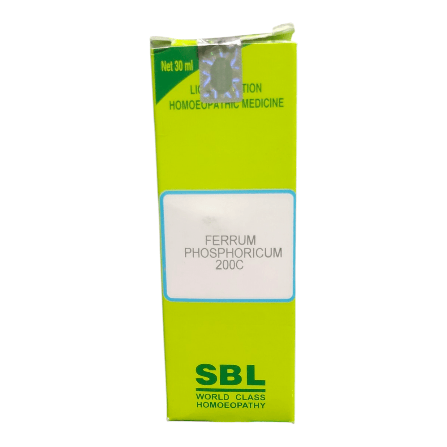 SBL FERRUM PHOSPHORICUM 200C HOMEOPATHIC MEDICINE 30ML - Liquid - Bhanu Pratap