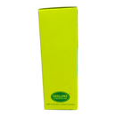 Yellow box with a green logo on a white background
