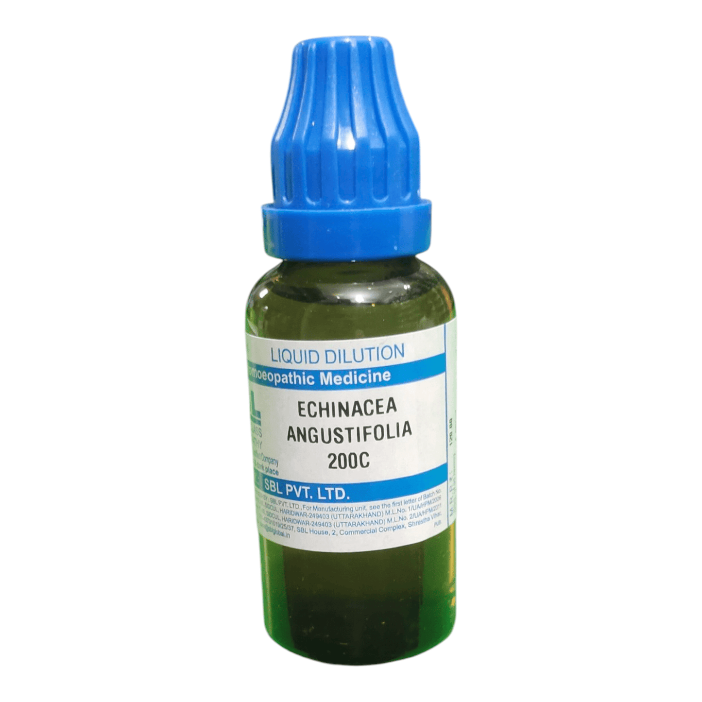 SBL ECHINACEA ANGUSTIFOLIA 200C HOMEOPATHIC MEDICINE 30ML - Liquid - Bhanu Pratap