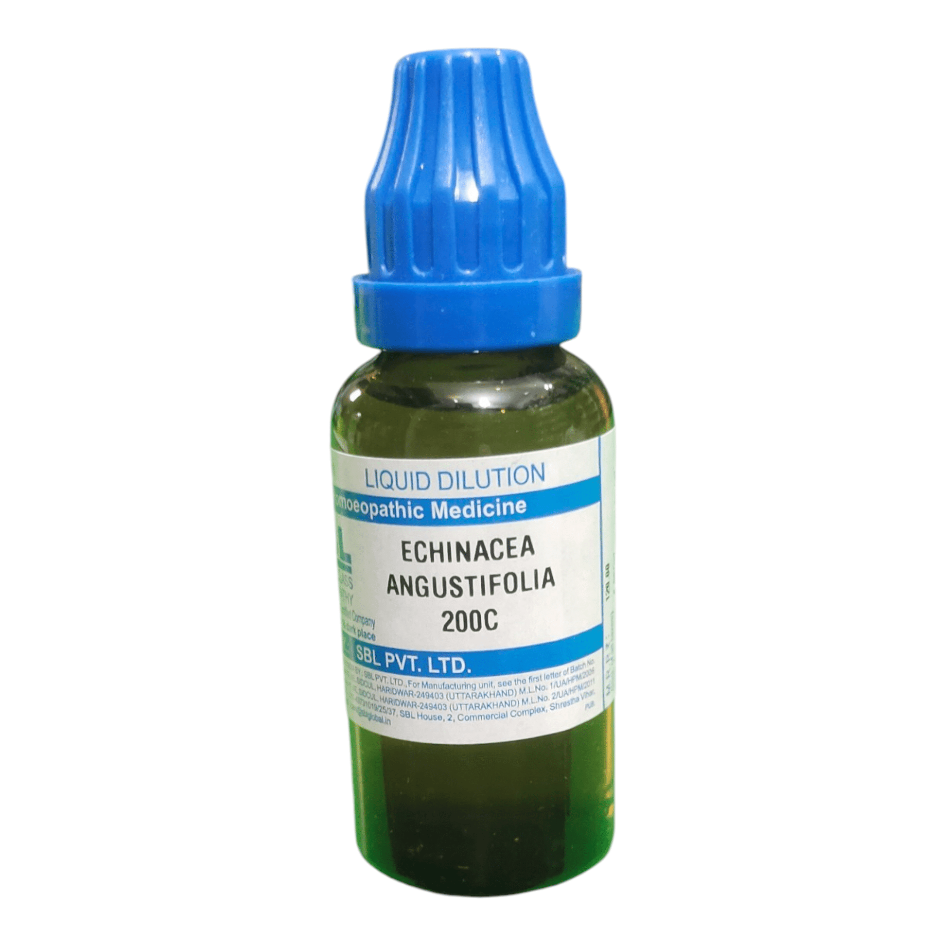 SBL ECHINACEA ANGUSTIFOLIA 200C HOMEOPATHIC MEDICINE 30ML - Liquid - Bhanu Pratap