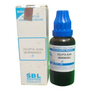 SBL Eclipta Alba (Bhringraj) mother tincture bottle and box on a white background