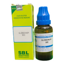 SBL Gloninum 30C homeopathic medicine bottle and packaging on a white background