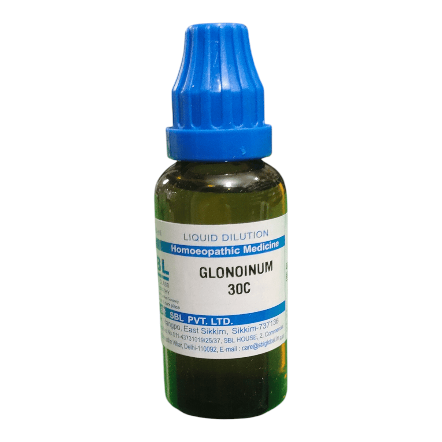 SBL GLONOINUM 30C HOMEOPATHIC MEDICINE 30ML - Liquid - Bhanu Pratap