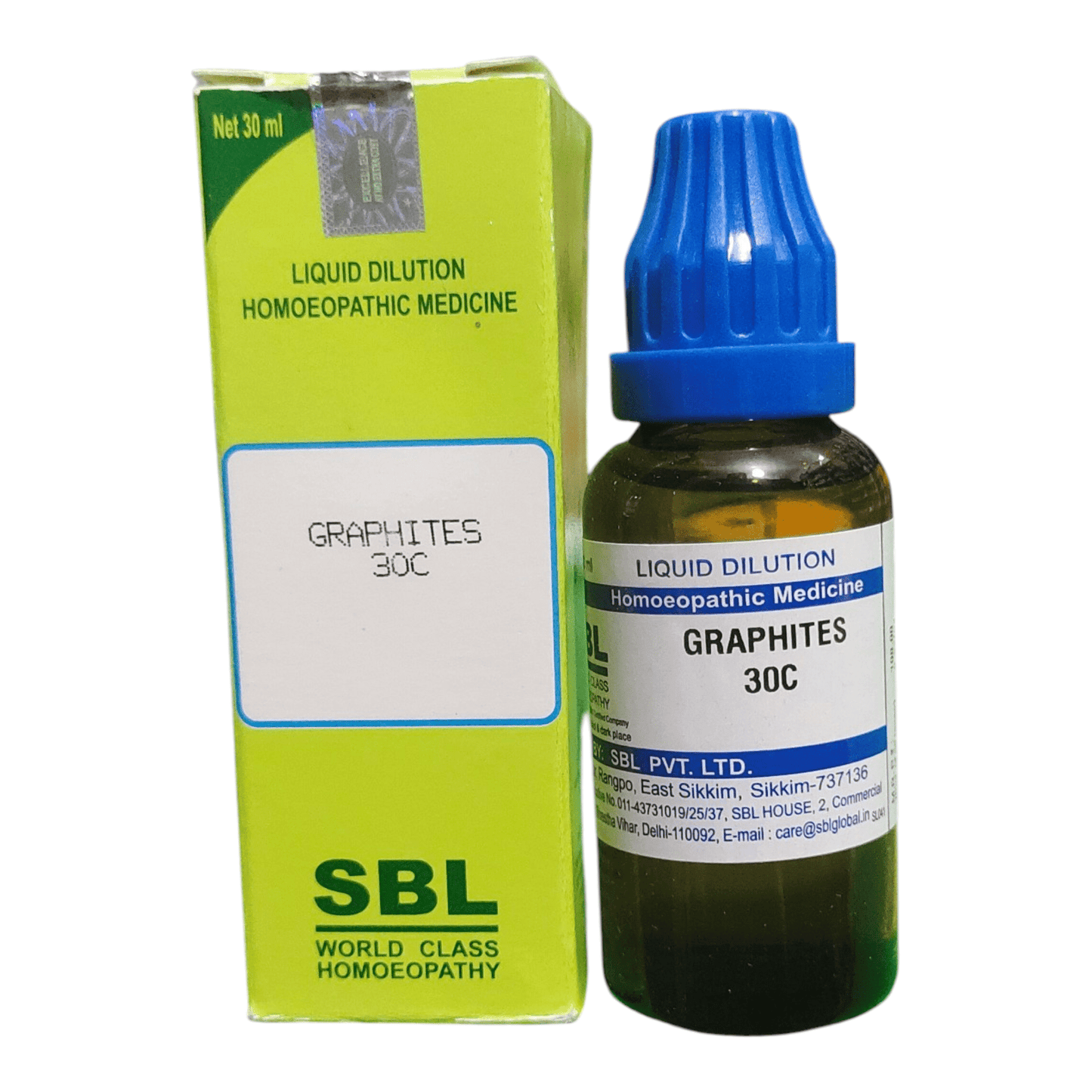 SBL GRAPHITES 30C HOMEOPATHIC MEDICINE 30ML - Liquid type - Bhanu Pratap