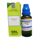 SBL Graphites 30C homeopathic medicine bottle and packaging on a white background