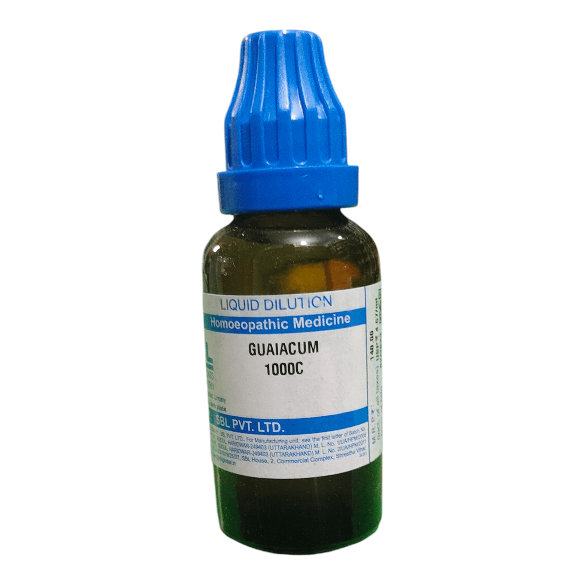 SBL GUAIACUM 1000C HOMEOPATHIC MEDICINE 30ML - Liquid - Bhanu Pratap