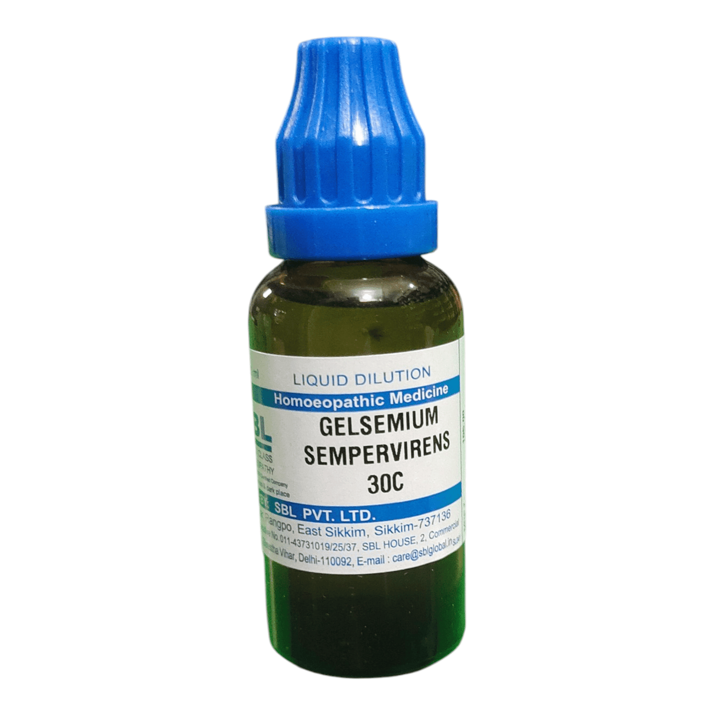 SBL GELSEMIUM SEMPERVIRENS 30C HOMEOPATHIC MEDICINE 30ML - Liquid - Bhanu Pratap