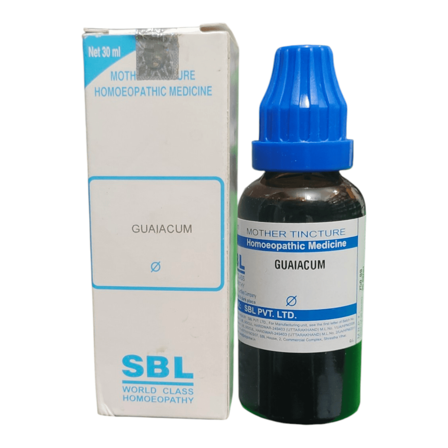 SBL GUIAIACUM Q MOTHER TINCTURE HOMEOPATHIC MEDICINE 30ML - Liquid - Bhanu Pratap