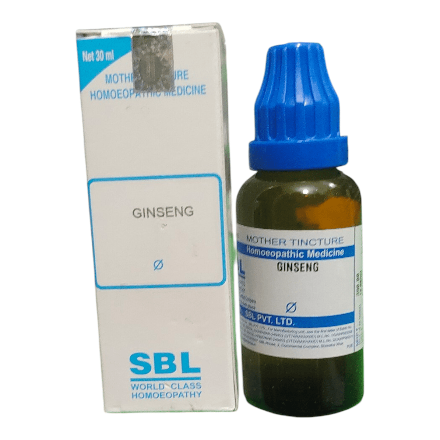 SBL GINSENG Q MOTHER TINCTURE HOMEOPATHIC MEDICINE 30ML - Liquid - Bhanu Pratap