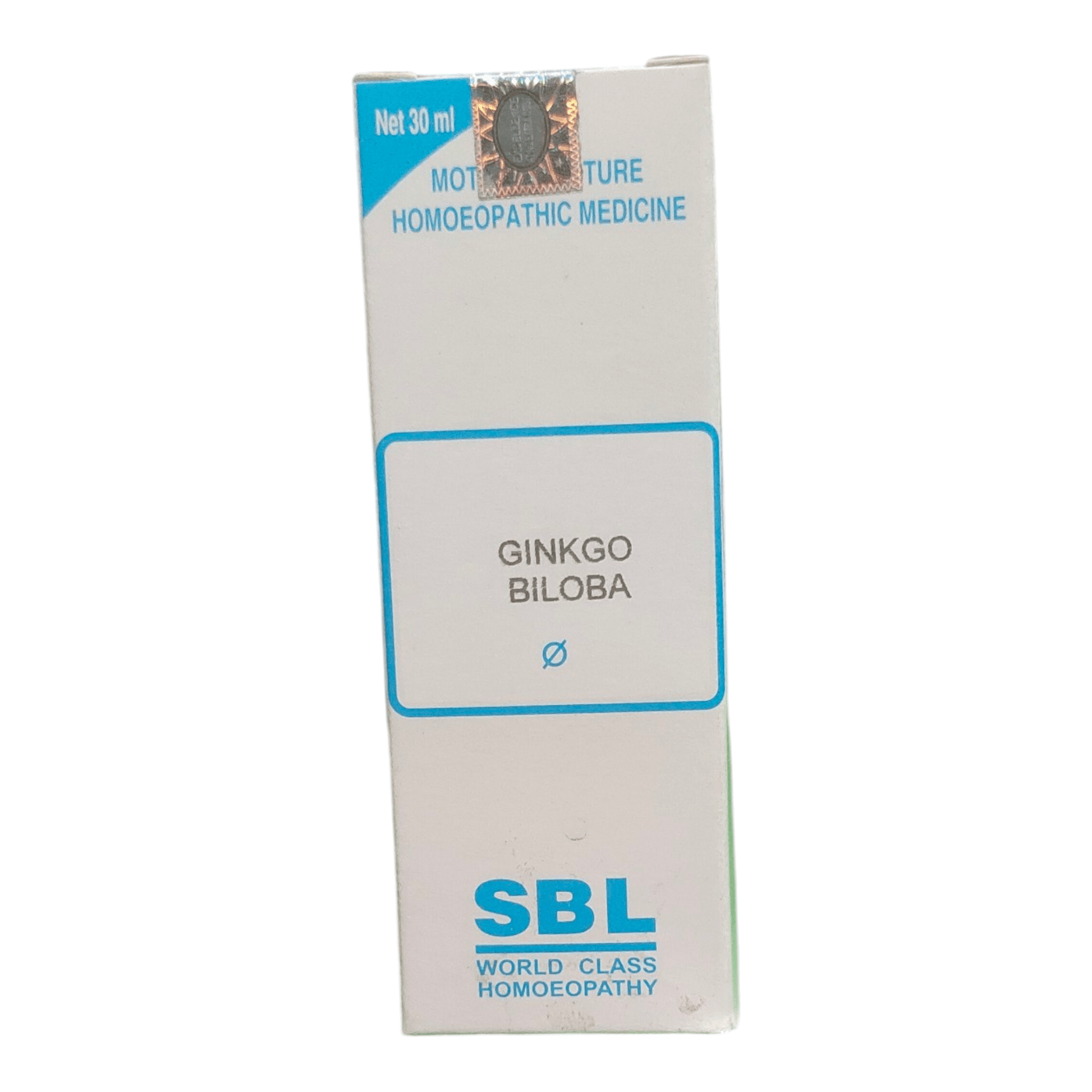 SBL GINKGO BILOBA Q MOTHER TINCTURE HOMEOPATHIC MEDICINE 30ML - Liquid - Bhanu Pratap