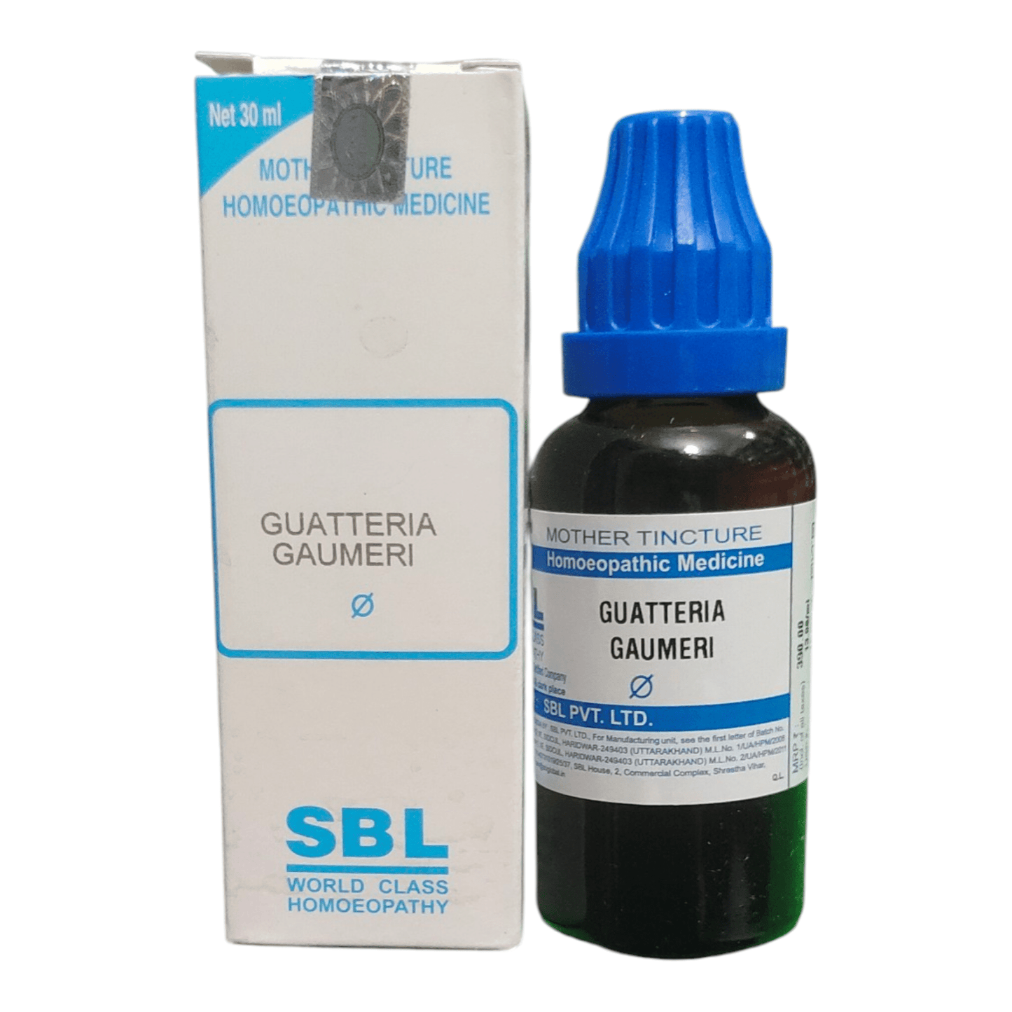 SBL GUATTERIA GAUMERI Q MOTHER TINCTURE HOMEOPATHIC MEDICINE 30ML - Liquid - Bhanu Pratap