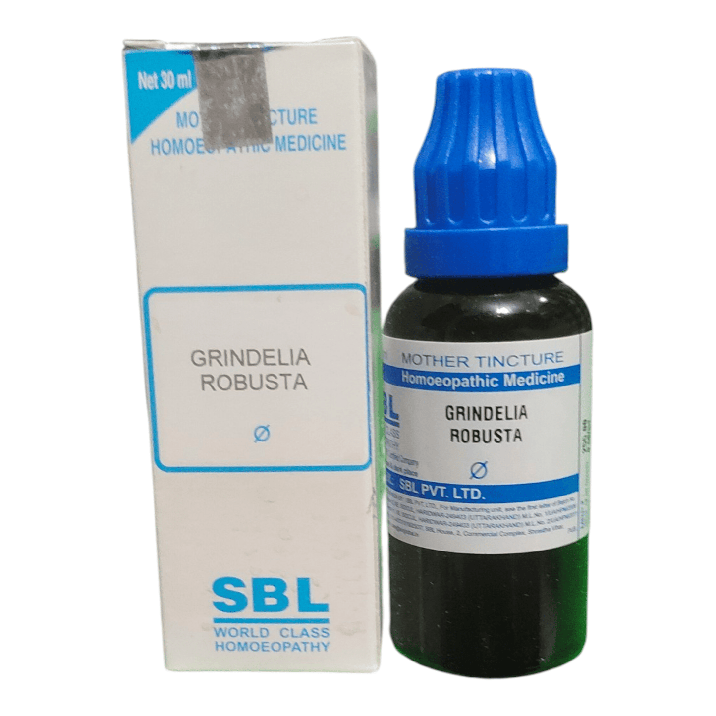 SBL GRINDELIA ROBUSTA Q MOTHER TINCTURE HOMEOPATHIC MEDICINE 30ML - Liquid - Bhanu Pratap