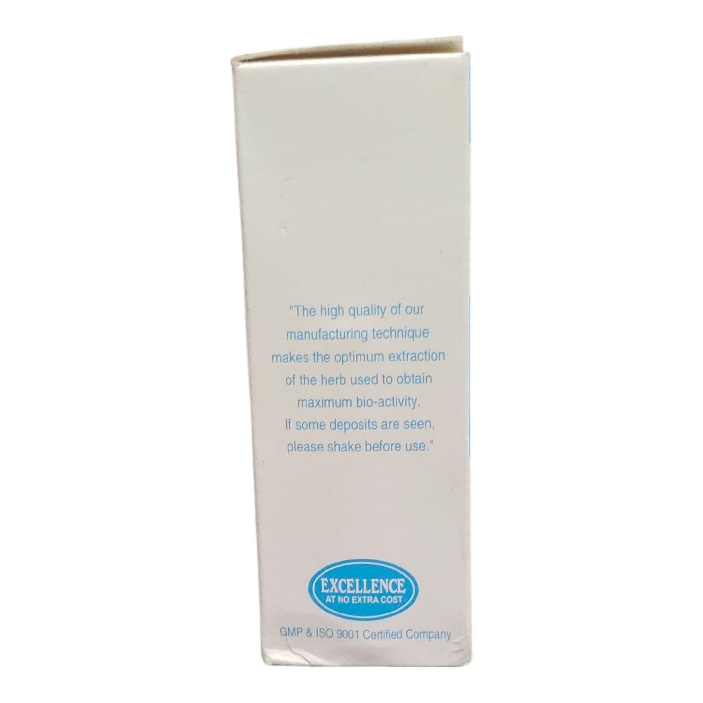White box with blue text and 'Excellence' logo on a white background